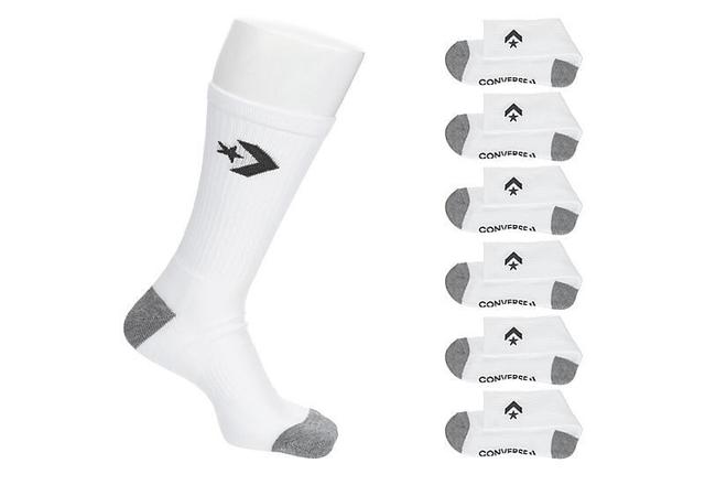 Converse Men's Large Crew Socks 6 Pairs Product Image