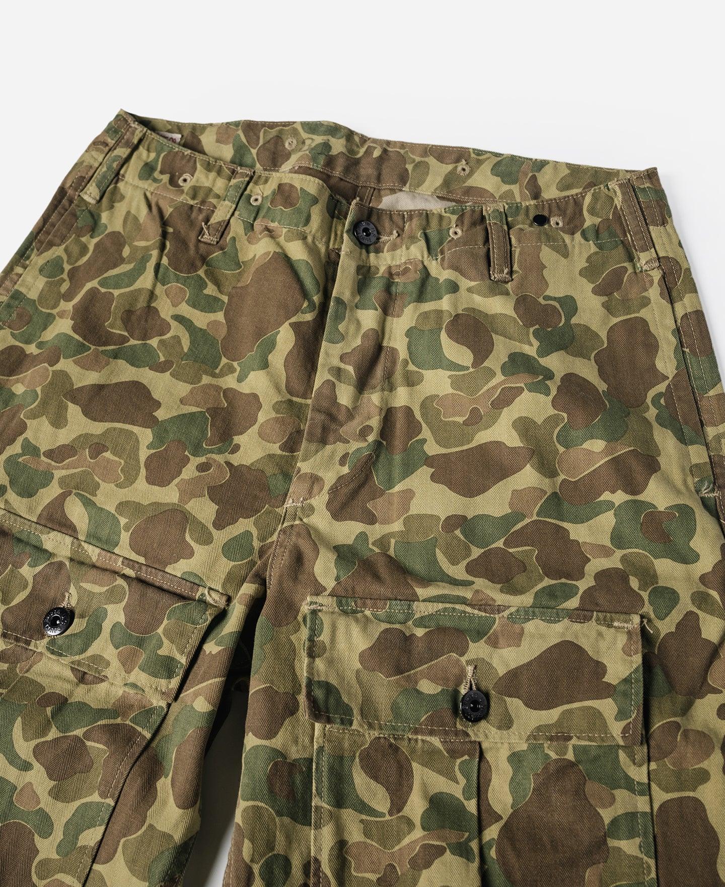 US Army M-1943 Herringbone Cotton Camouflage Pants (Modified) Product Image