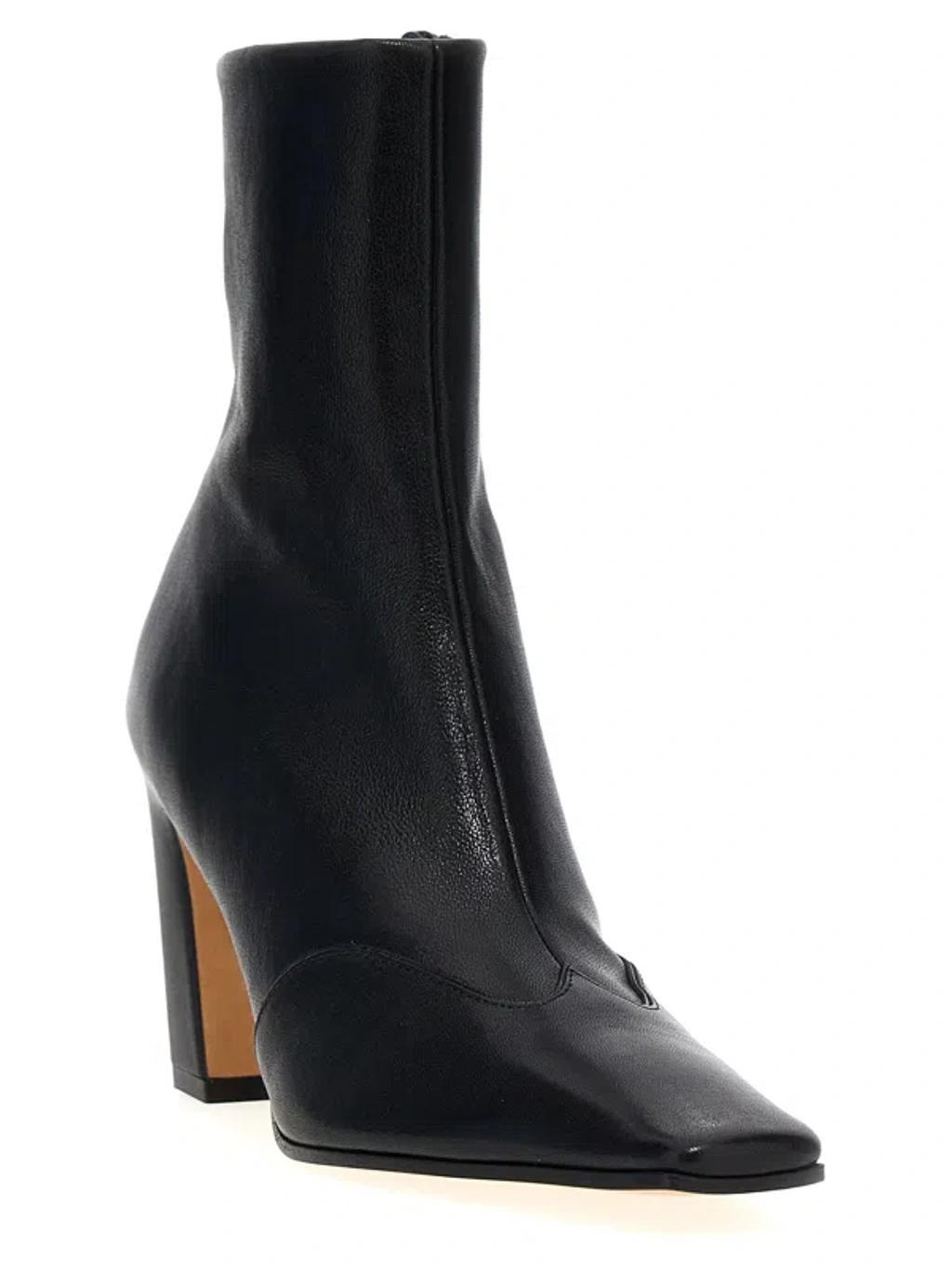 Nevada 85 Leather Ankle Boots In Black Product Image