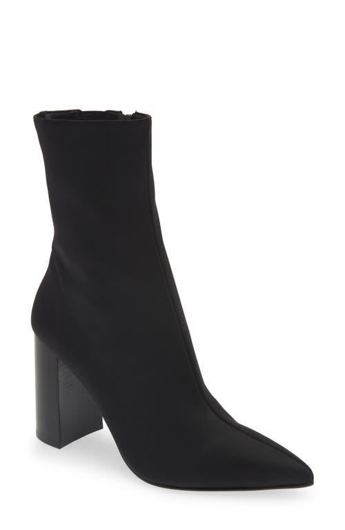 JEFFREY CAMPBELL Siren Bootie In Black Neoprene Product Image