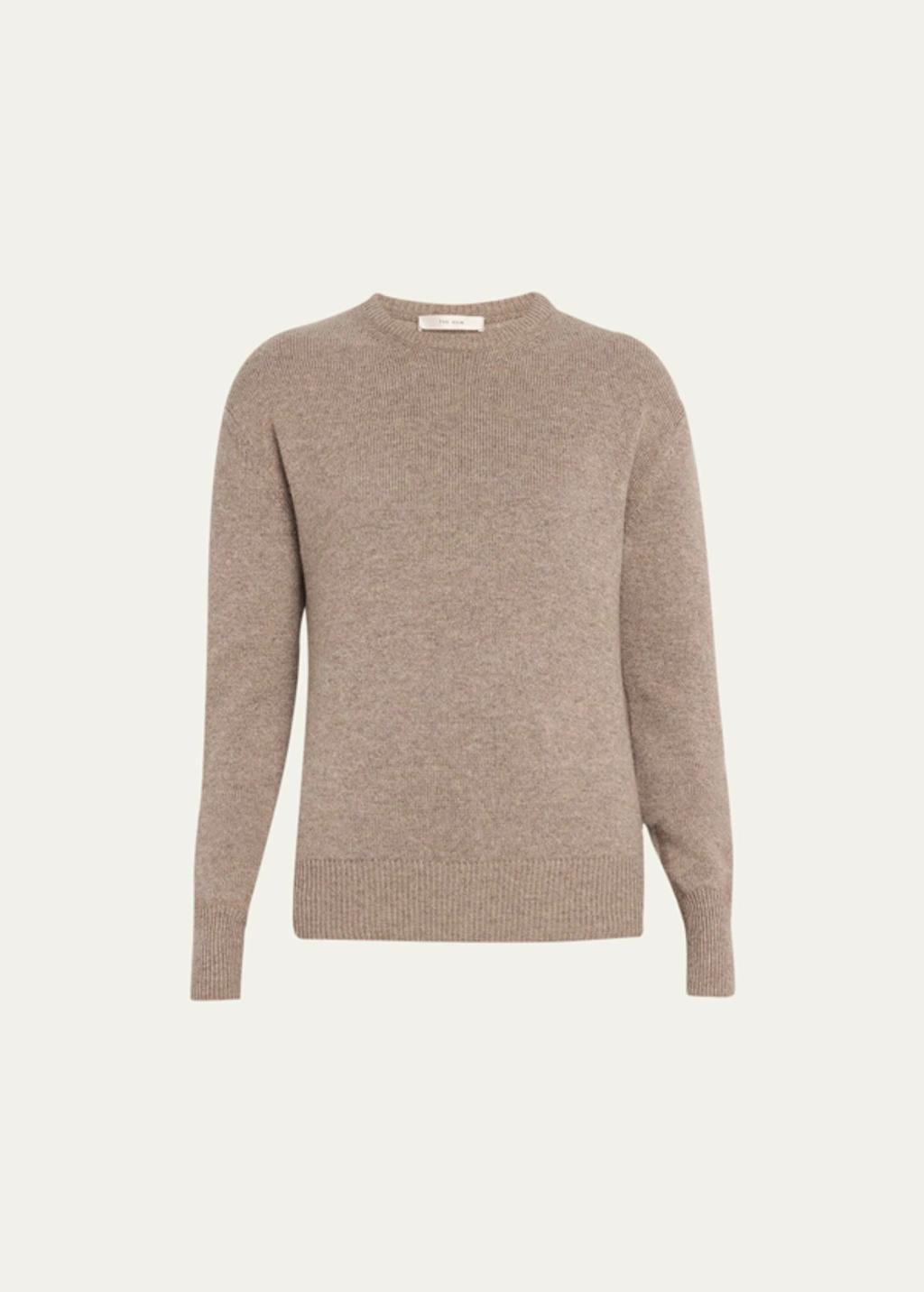 THE ROW Darcis Cashmere Crewneck Sweater In Beige Product Image