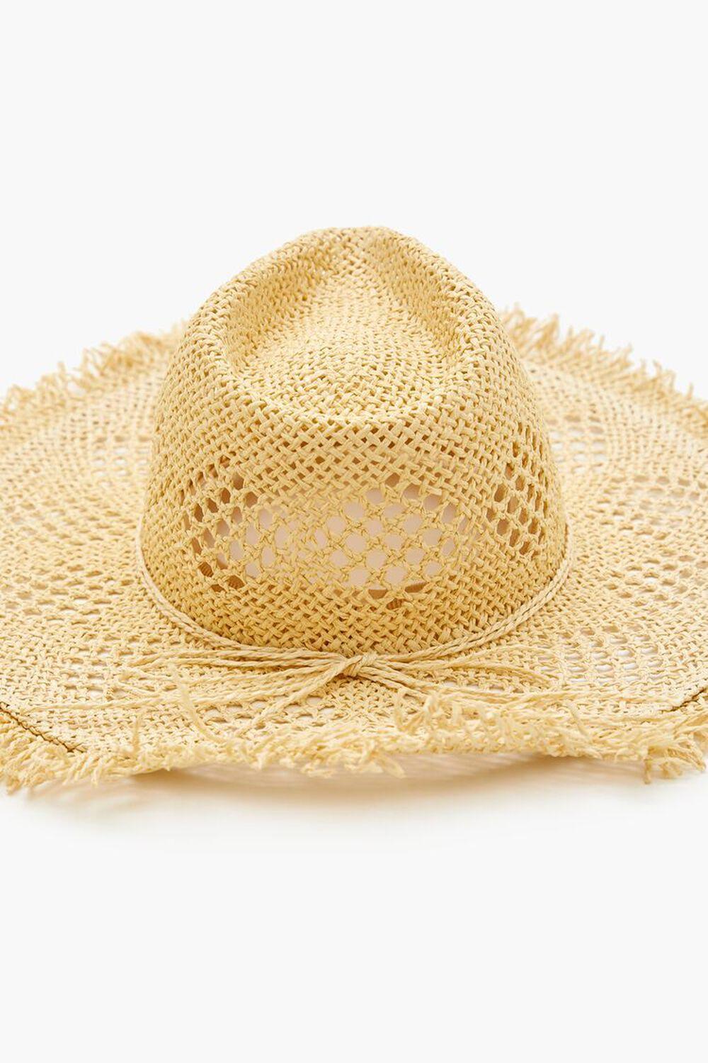 Frayed Straw Fedora | Forever 21 Product Image