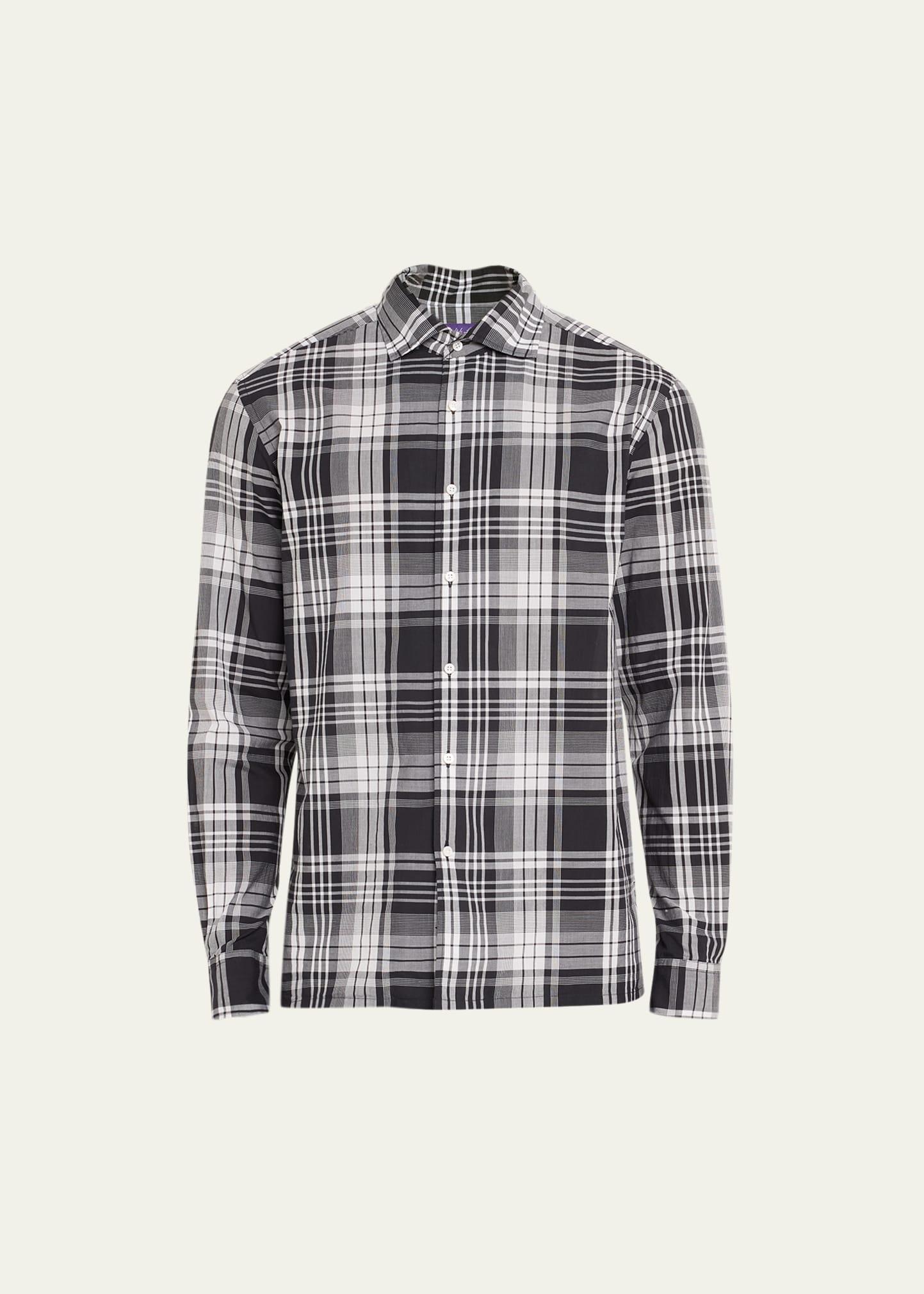 Mens Plaid Muslin Shirt Product Image