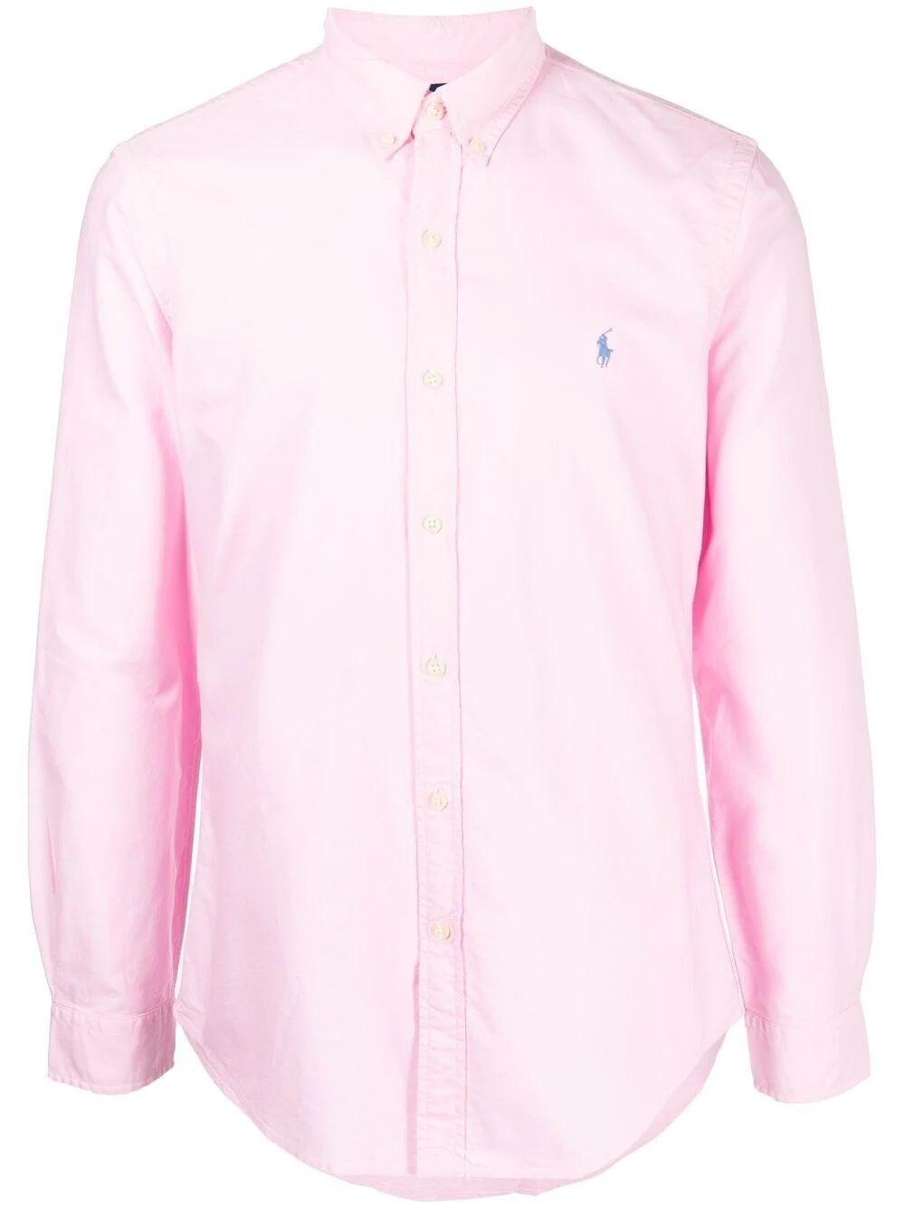 POLO RALPH LAUREN Shirt With Logo In Pink & Purple Product Image