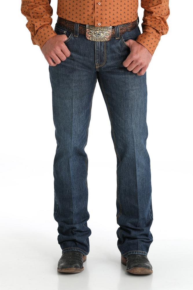 Cinch® Men's Carter 2.0 Medium Stone Relaxed Fit Boot Cut Jeans Product Image