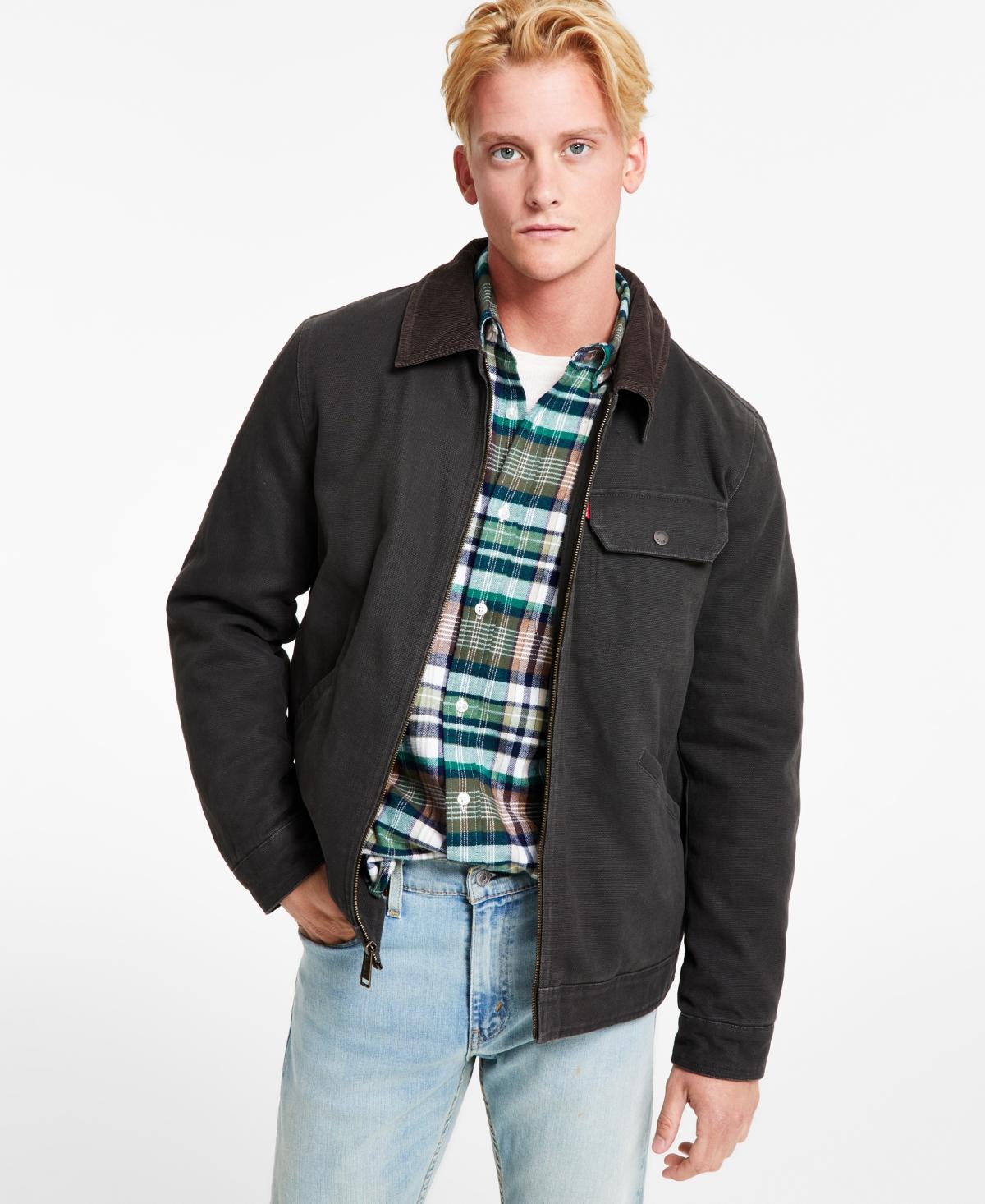 Mens Levis Trucker Jacket with Corduroy Collar Product Image