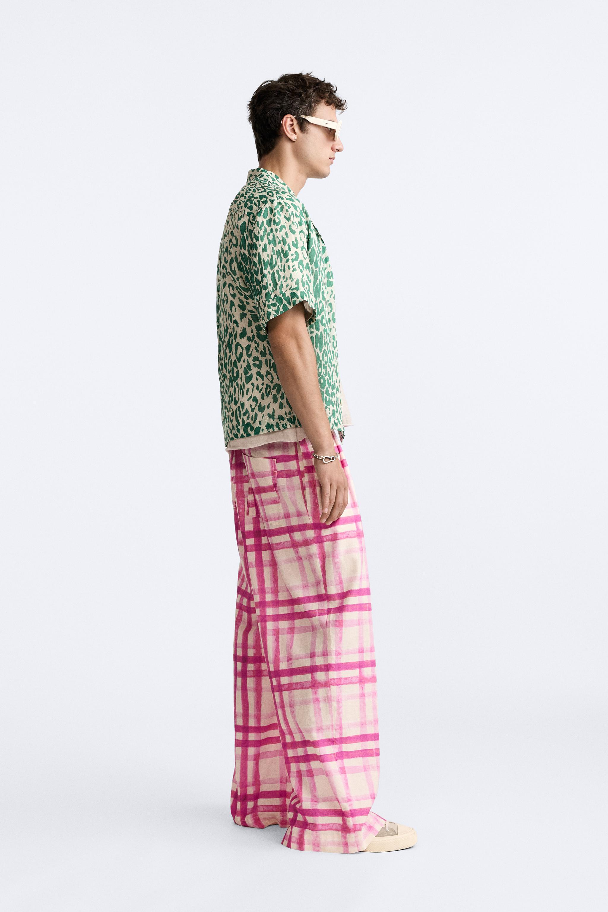 PLAID PRINT PANTS LIMITED EDITION Product Image