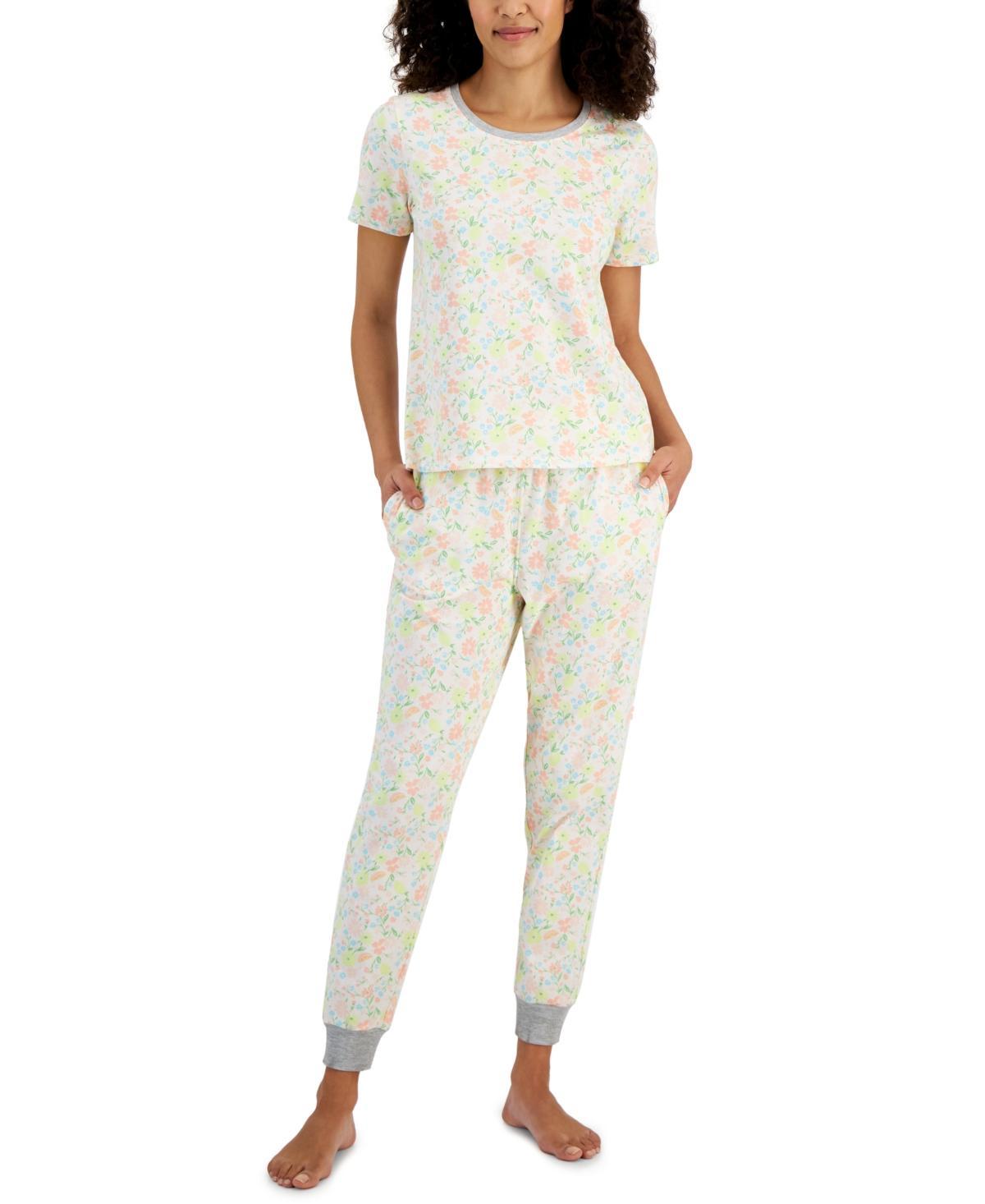 Women's Fruity Floral Pajamas Set, Created for Macy's Product Image