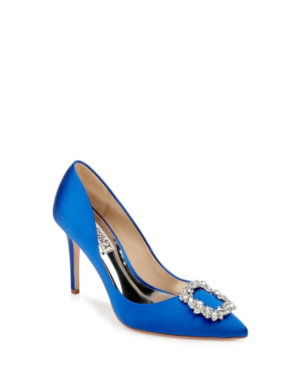 Badgley Mischka Womens Cher Crystal Buckle Pumps Product Image