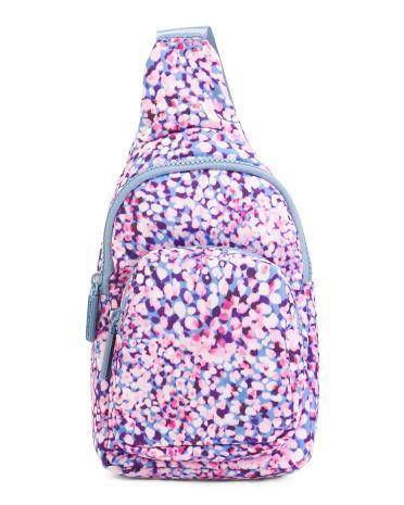 Printed Puff Nylon Sling Bag for Women Product Image