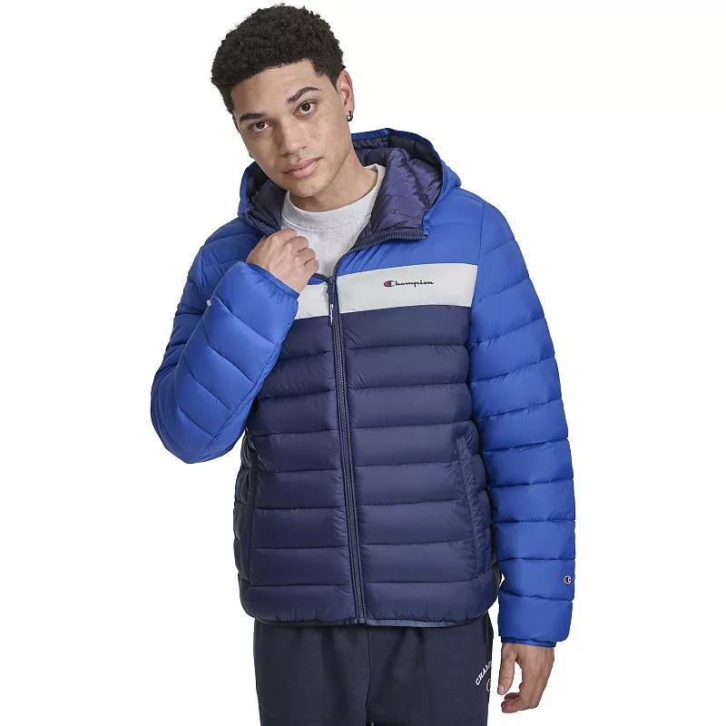 Mens Champion Lightweight Puffer Jacket with Hood Product Image