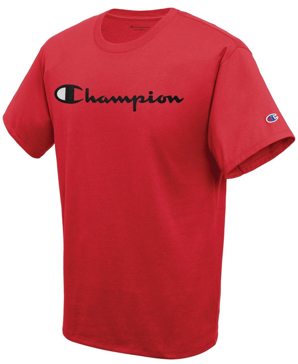 Champion Mens Script Logo T-Shirt Product Image