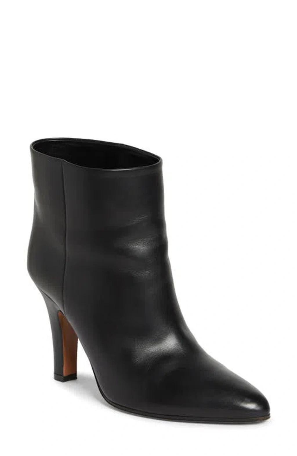 THE ROW 90mm Prudens Leather Boots In Black product image