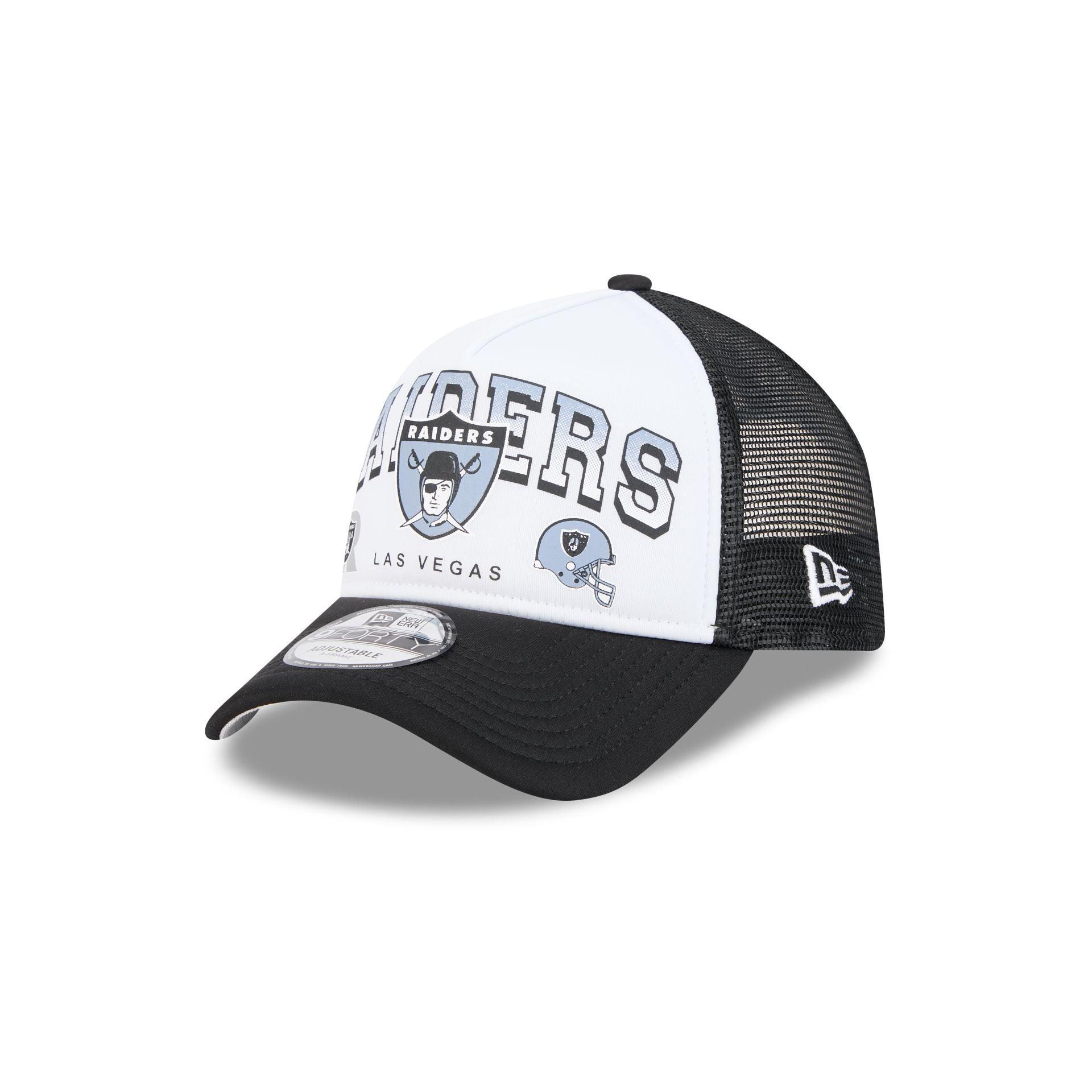 Las Vegas Raiders Sport Classics 9FORTY A-Frame Trucker Hat Male Product Image