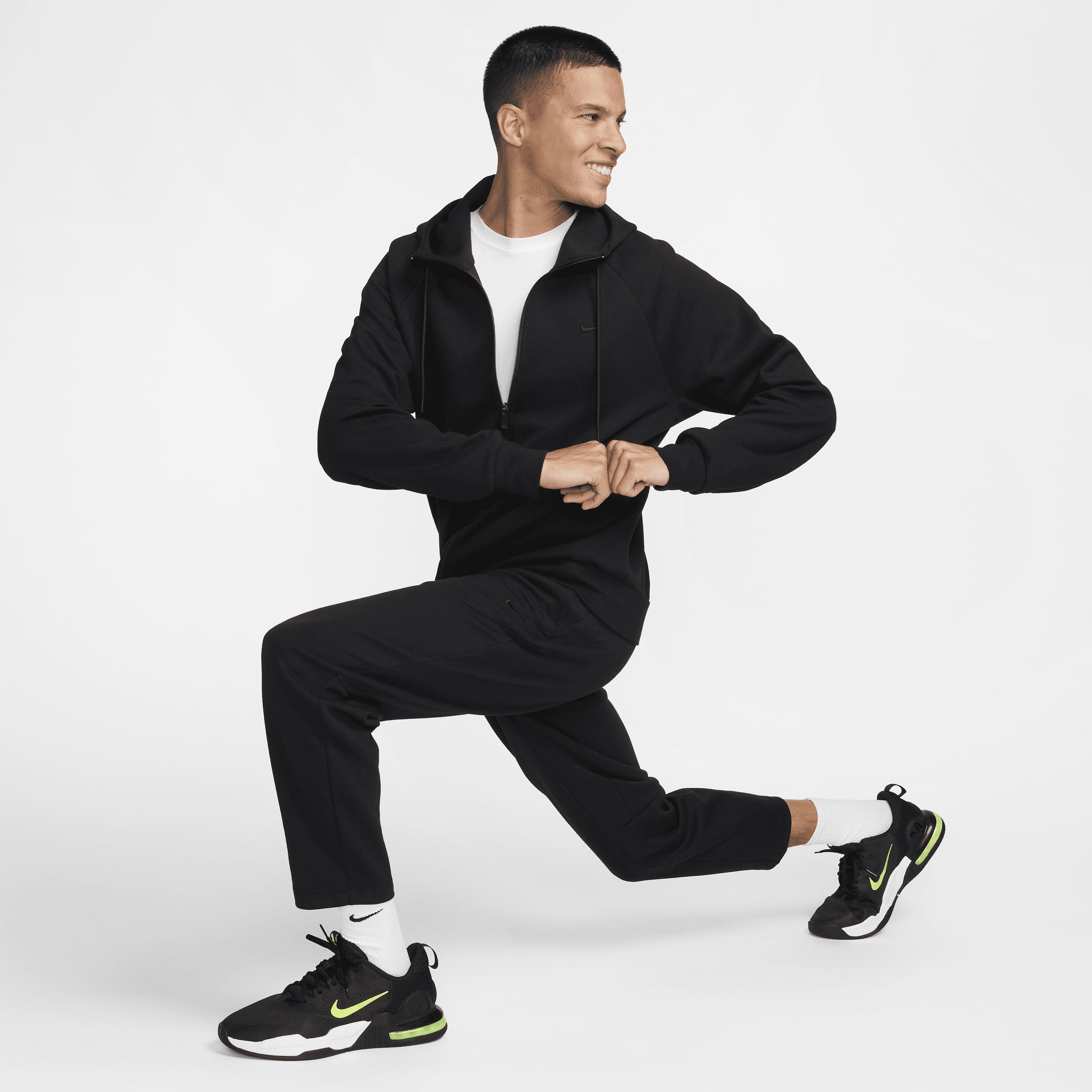 Nike Mens Nike Dri-FIT UV Primary Full-Zip Hoodie - Mens Black/Black Product Image