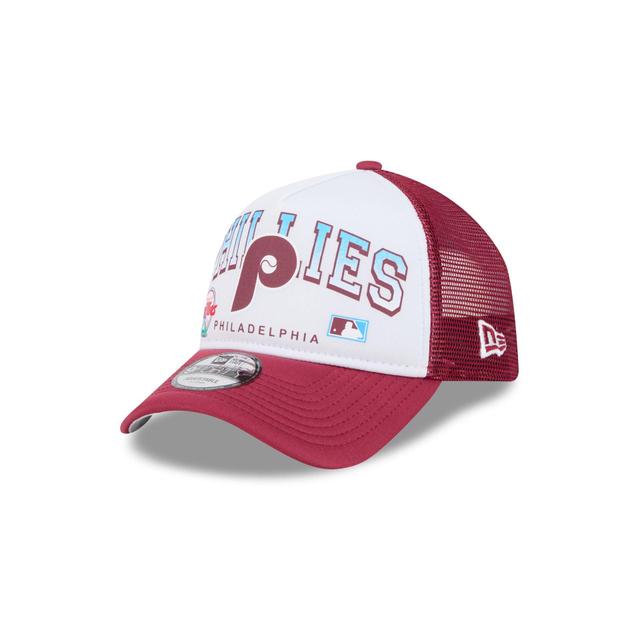 Philadelphia Phillies Sport Classics 9FORTY A-Frame Trucker Hat Male Product Image