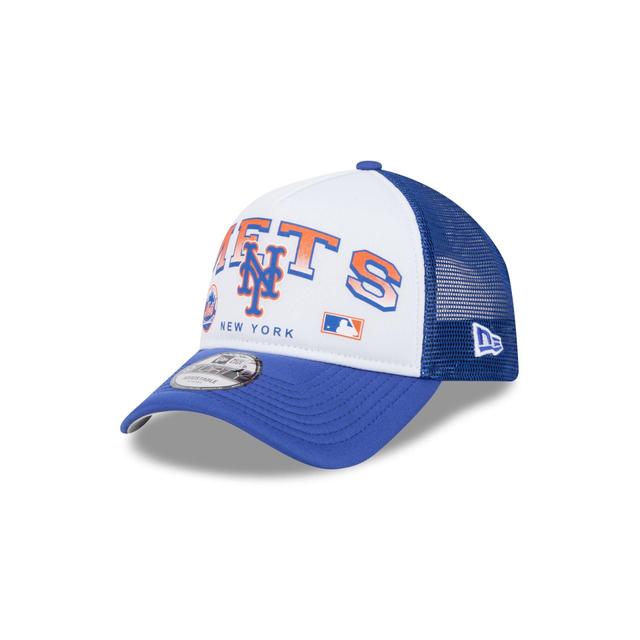 New York Mets Sport Classics 9FORTY A-Frame Trucker Hat Male Product Image