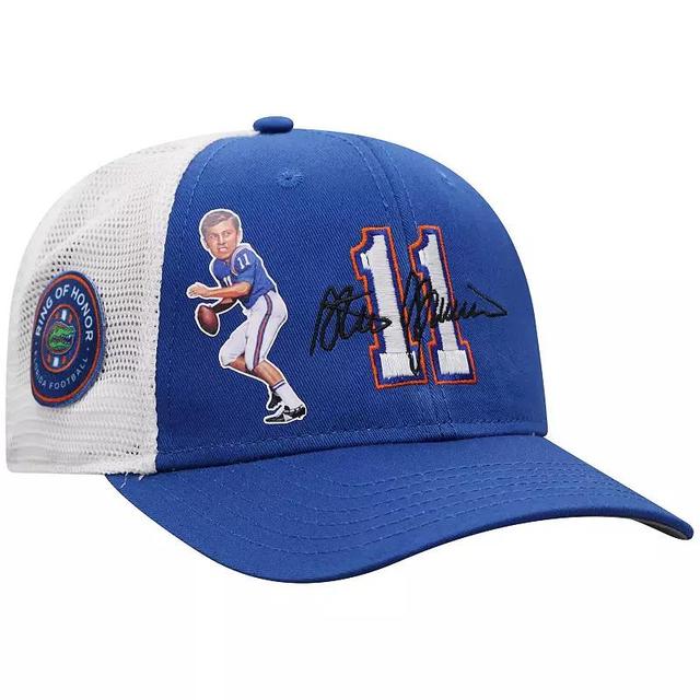 Mens Top of The World Steve Spurrier Royal Florida Gators Ring of Honor Trucker Snapback Hat - Royal Product Image