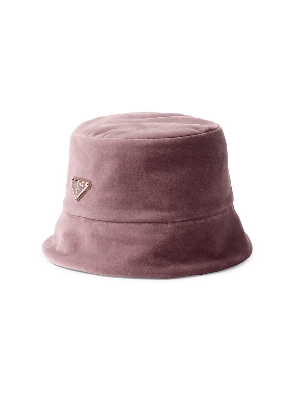 Womens Velvet Bucket Hat Product Image