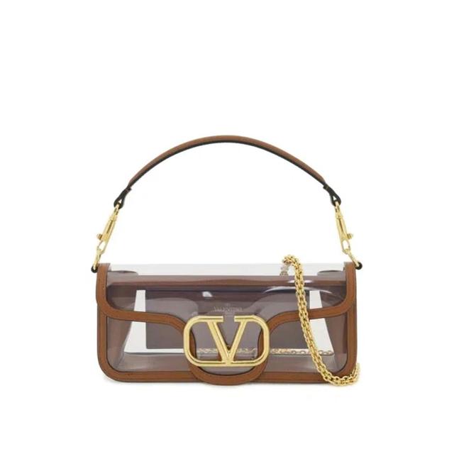 Locò Foldover Top Shoulder Bag In Brown Product Image