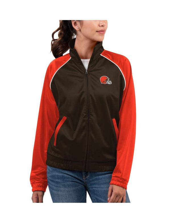 Womens G-III 4Her by Carl Banks Cleveland s Showup Fashion Dolman Full-Zip Track Jacket Product Image