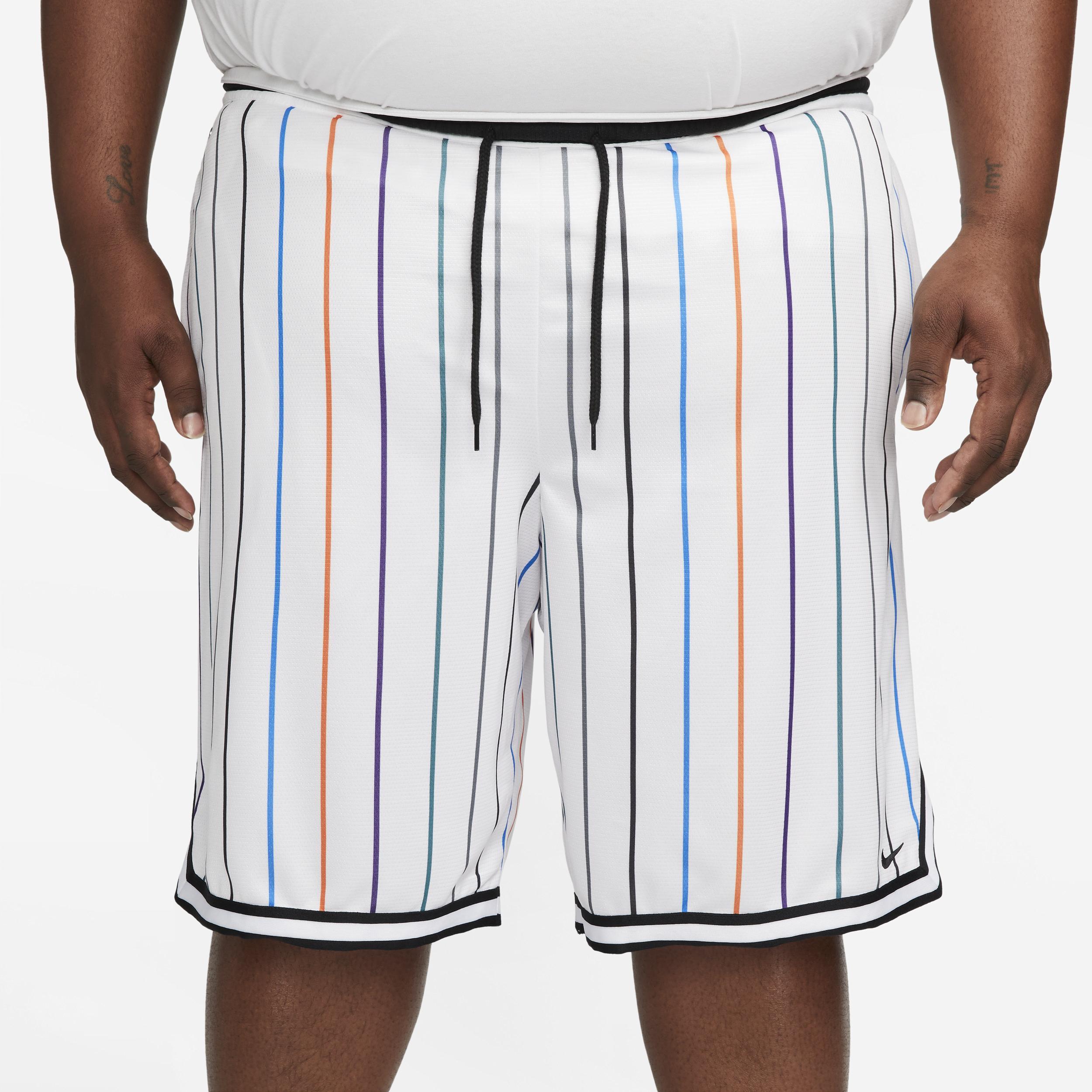 Nike Mens Nike Dri-Fit DNA 10 Shorts - Mens White/Black Product Image