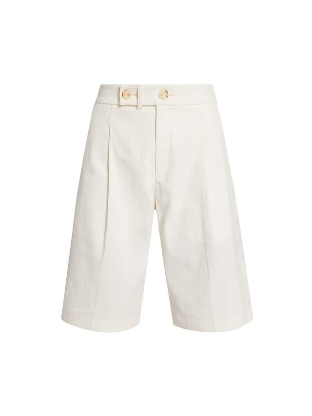 Womens Nico Cotton & Linen Bermuda Shorts Product Image