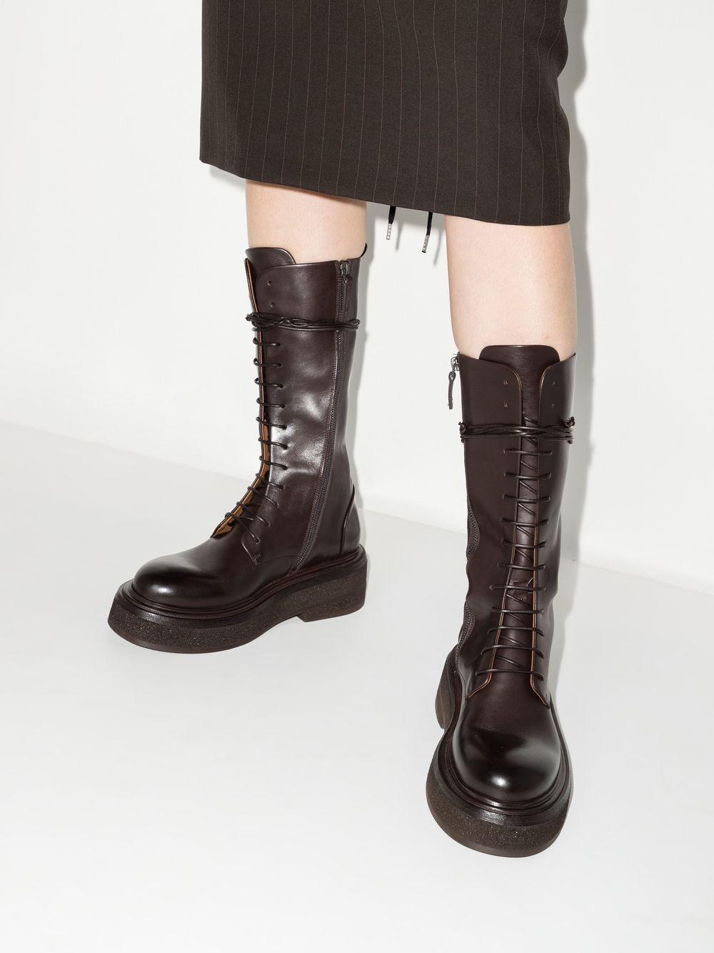 lace-up calf-length boots product image