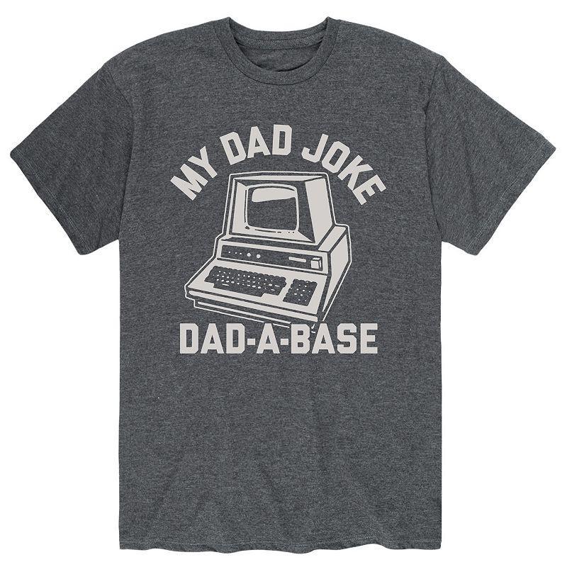 Mens Joke Dadabase Tee Blue Product Image