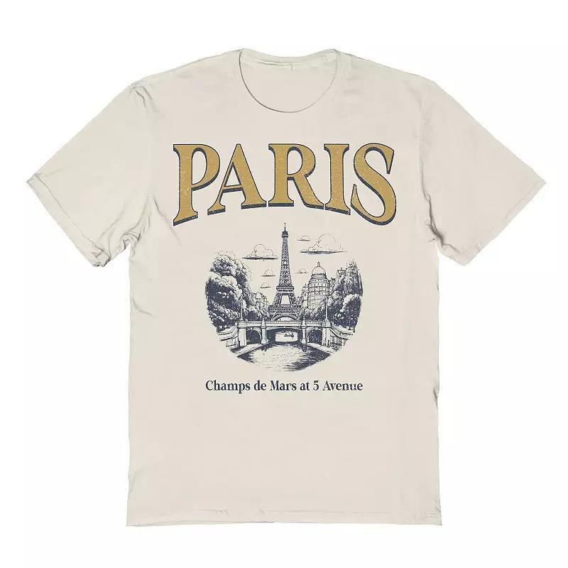 Mens Paris Ochre Graphic Tee Product Image