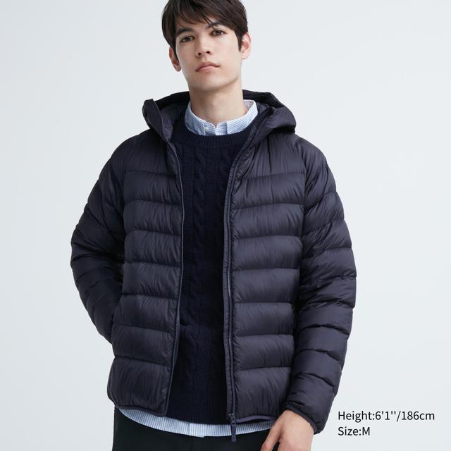 UNIQLO US Men's Ultra Light Down Parka (3D Cut) with Anti-Static Navy XS UNIQLO US  XS  male Product Image