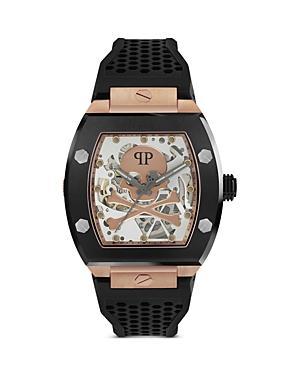 PHILIPP PLEIN The $keleton Silicone Strap Watch, 44mm Product Image