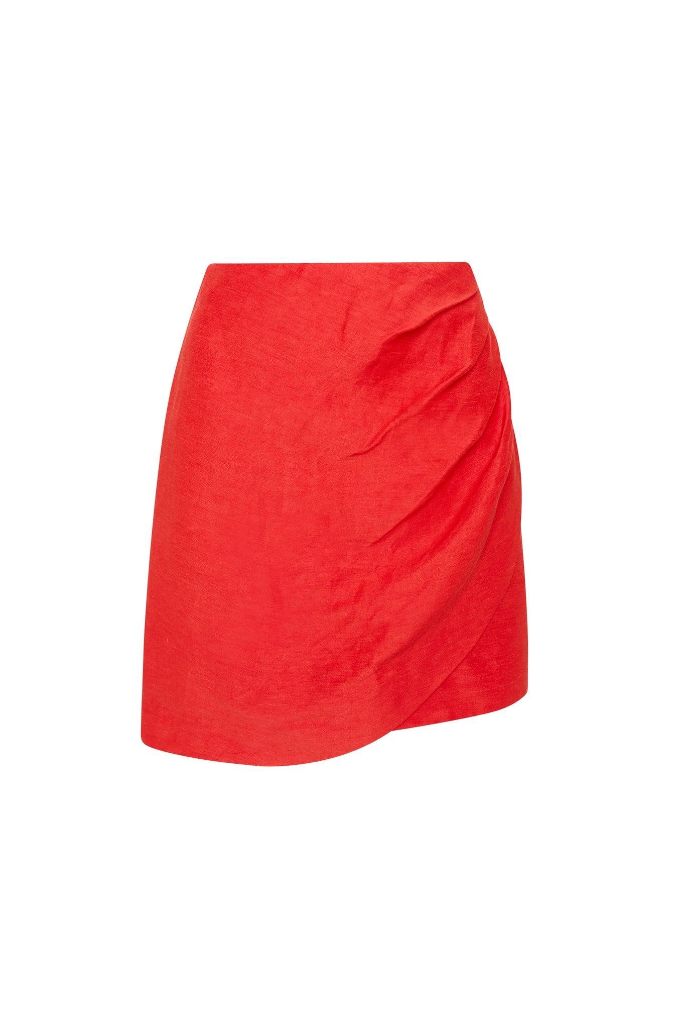 Kinship Draped Mini Skirt Product Image