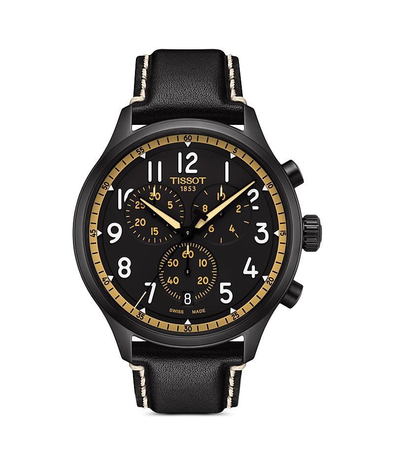 Tissot Chrono XL Chronograph Leather Strap Watch, 45mm Product Image