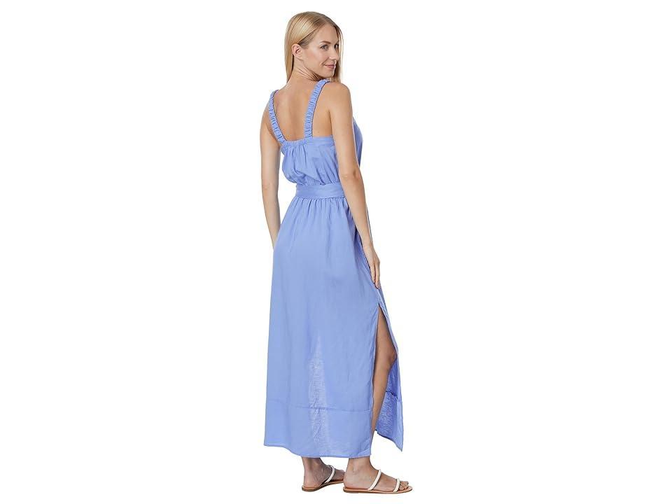 Splendid Jubi Tie Waist Linen Blend Maxi Dress Product Image