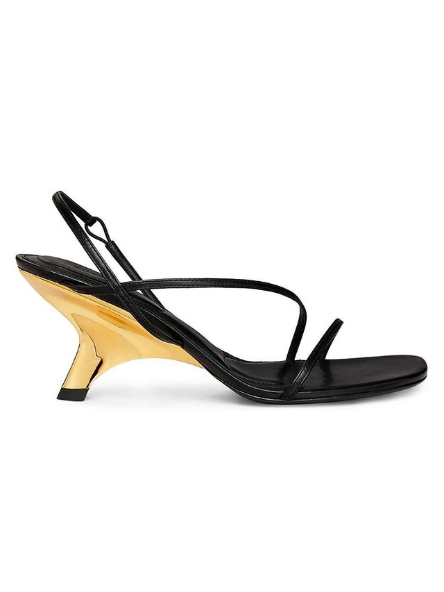 Womens Shadow 75MM Leather Slingback Sandals Product Image