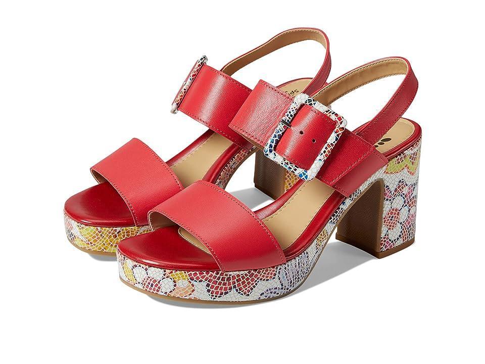 Spring Step Azucar (Red Multi Leather) Women's Shoes Product Image