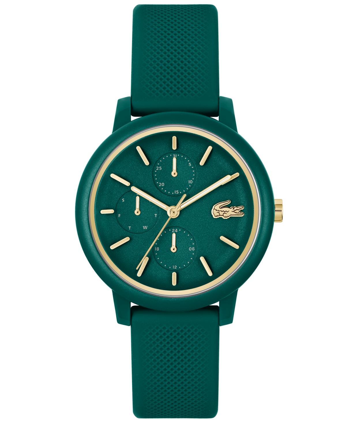 Lacoste Womens Multifunction Textured Silicone Strap Watch Product Image