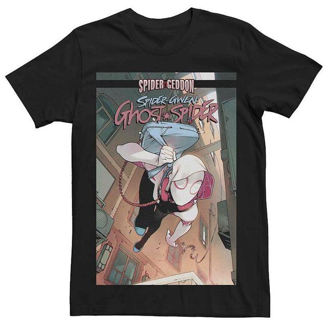 Mens Marvels Spider-Gwen Ghost-Spider #1 Comic Cover Tee Black Product Image