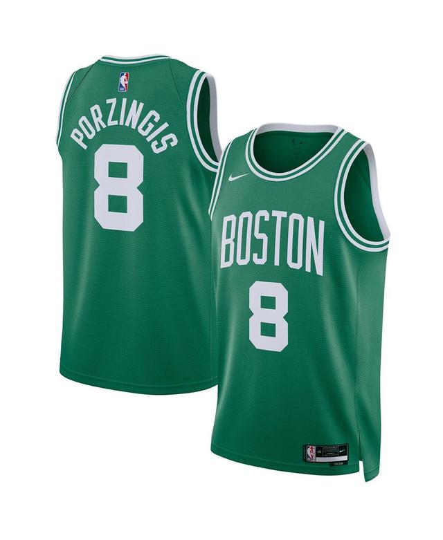 Unisex Nike Kristaps Porzingis Kelly Boston Celtics Swingman Jersey - Icon Edition, Adult Unisex Product Image