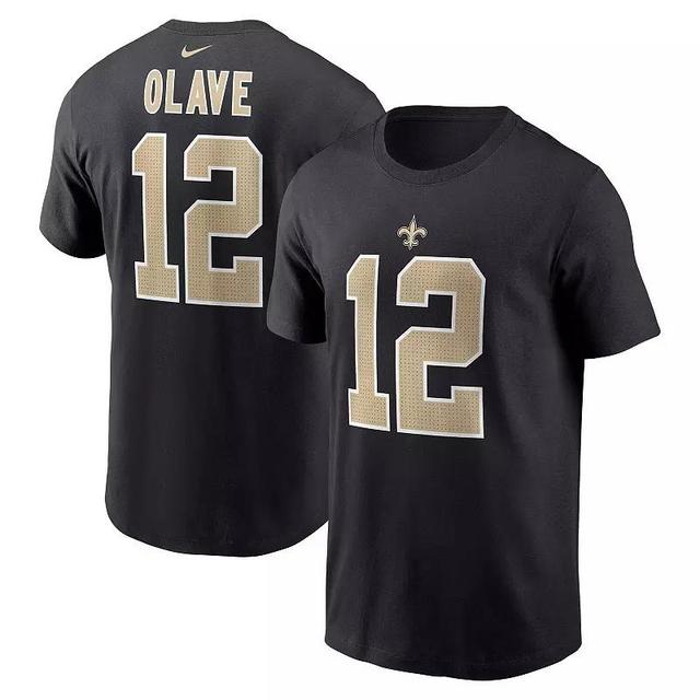 Mens Nike Chris Olave New Orleans Saints Player Name & Number T-Shirt Product Image