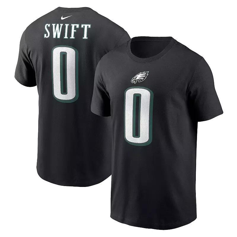 Mens Nike DAndre Swift Philadelphia Eagles Player Name & Number T-Shirt Product Image