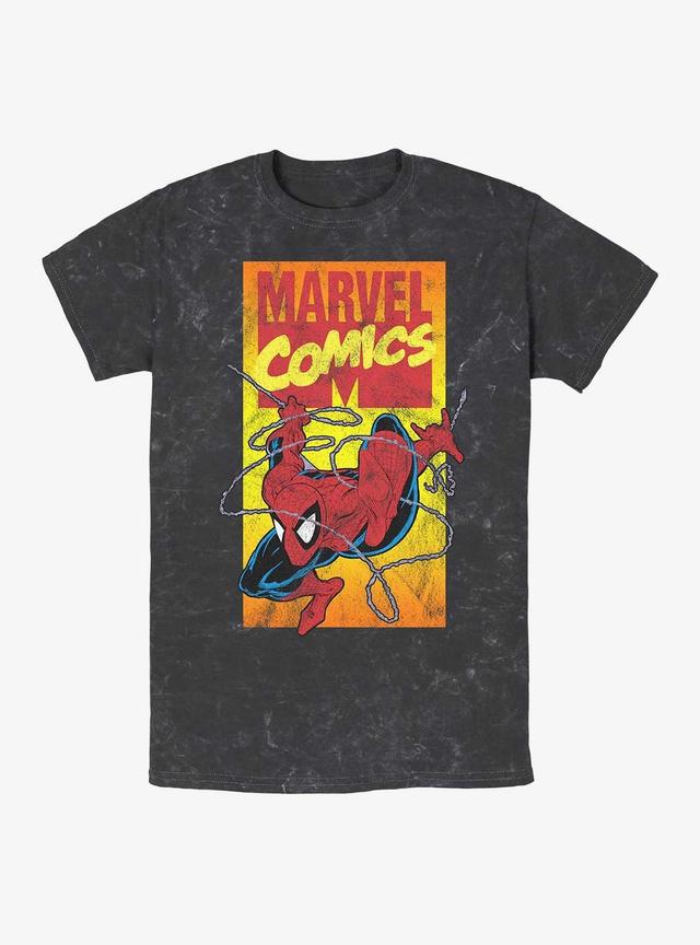 Marvel Spider-Man 90's Spidey Mineral Wash T-Shirt Product Image