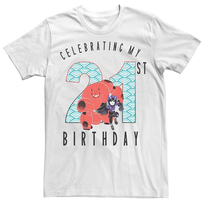 Disneys Big Hero 6 Baymax Hiro 21st Birthday Mens Tee Product Image