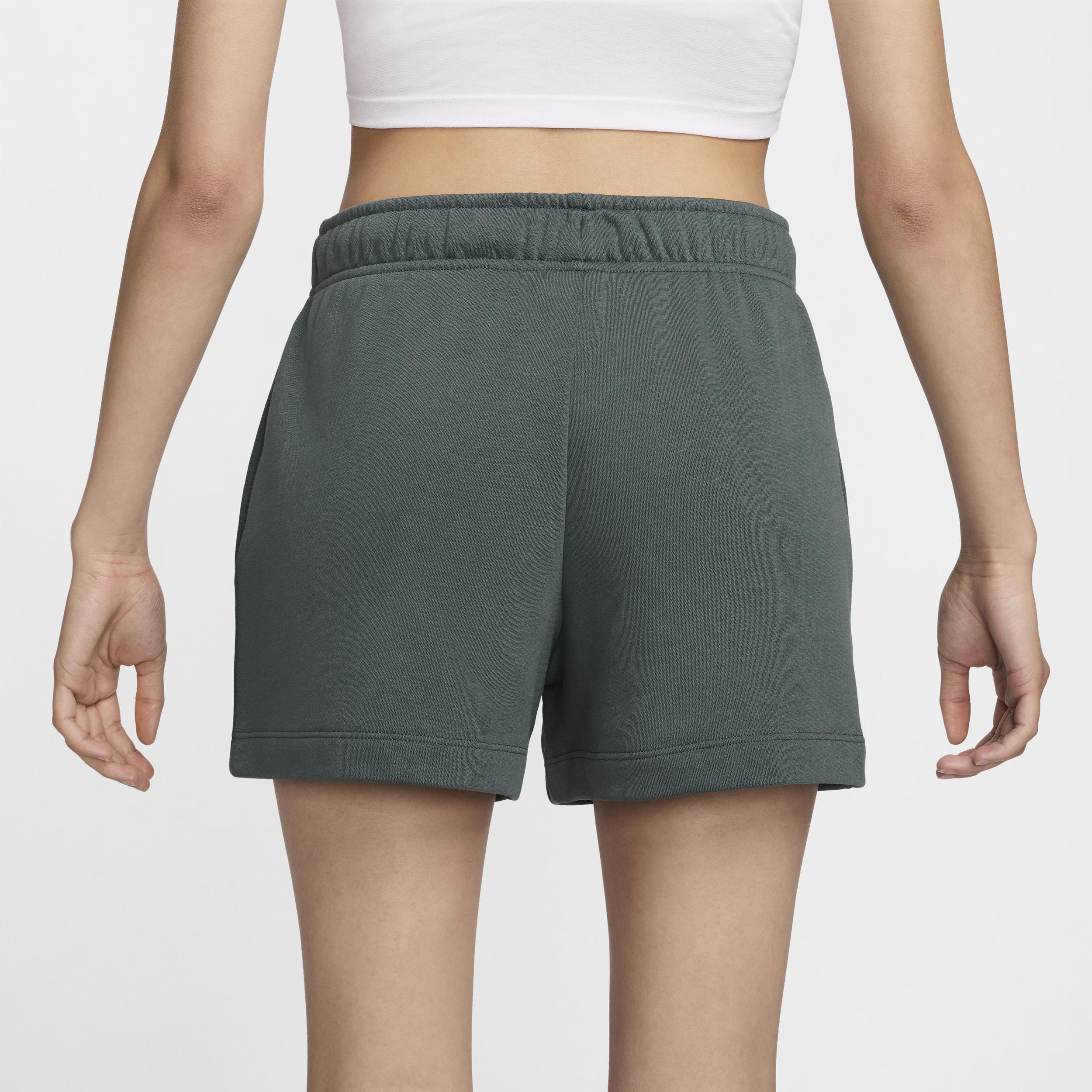 Womens Nike Sportswear Club Fleece Mid-Rise Graphic Shorts Product Image