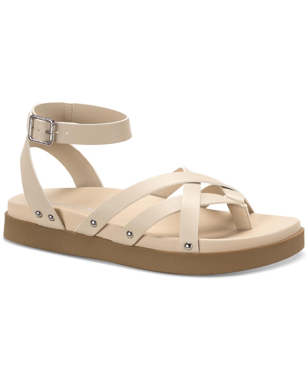 Sun + Stone Womens Finchh Strappy Footbed Sandals, Created for Macys Product Image