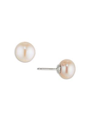 Nadri Cultured Freshwater Pearl Button Earrings - Female Product Image