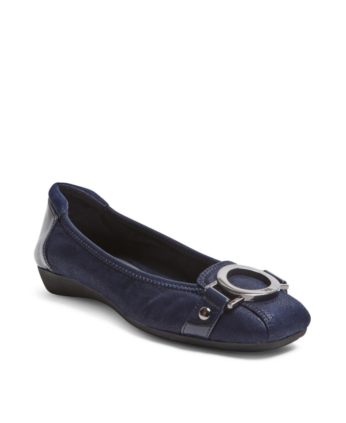 Anne Klein Sport Umeko (Dark Navy Multi/Light Fabric) Women's Shoes Product Image