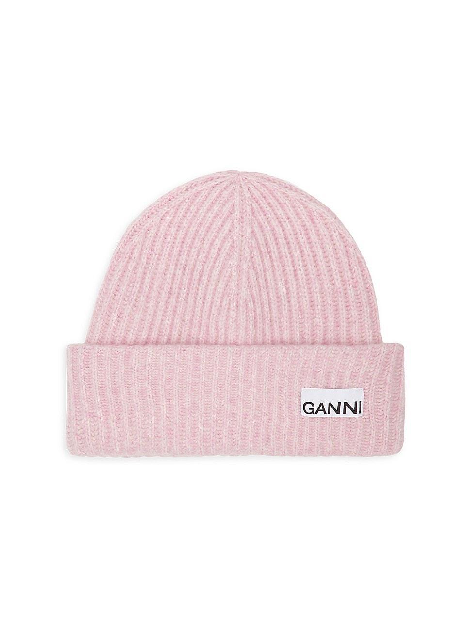 Womens Wool Blend Logo Beanie Product Image