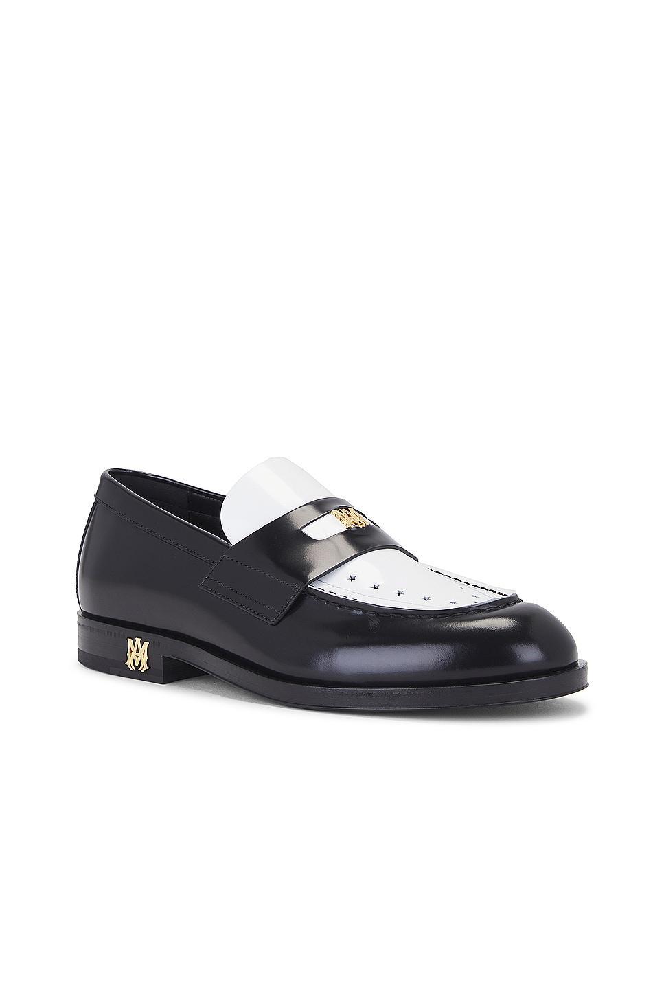 Amiri MA Loafer in Black & White - Black. Size 40 (also in 41, 42, 43, 44, 45). Product Image